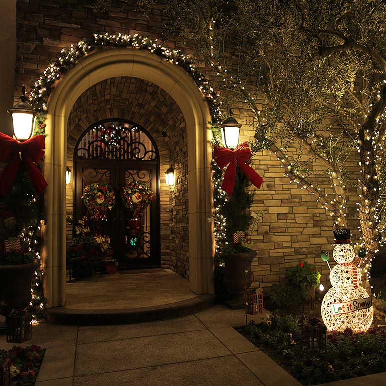 Christmas Light Installation in Bakersfield  Bakersfield Xmas Light